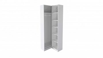 Гардеробная Keep (Кип), угловой модуль 53*236*35, модуль 75*236*35, набор 1, цвет Белый