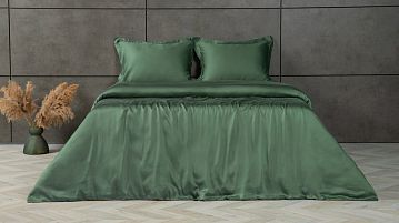 Комплект постельного белья Solid Tencel, цвет Зеленый чай