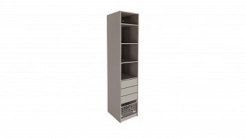 Гардеробная Keep (Кип), модуль 50*236*58, набор 3, Бежевый дымчатый