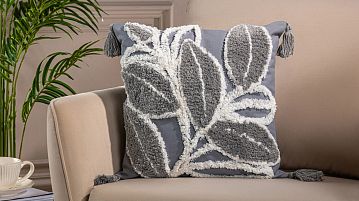 Наволочка декоративная Askona Home Fuzzy (Хоум Фаззи), Листья