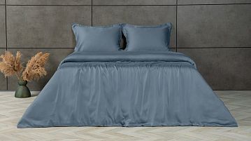 Комплект постельного белья Solid Tencel, цвет Синий металлик